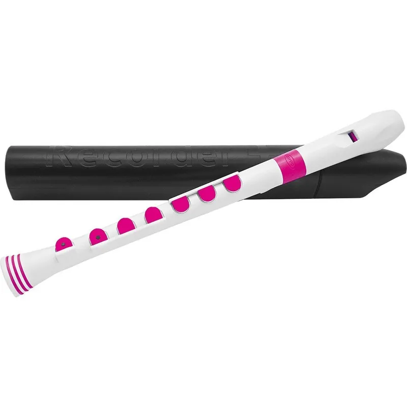 Nuvo Recorder+ WPK White/Pink Plastic Soprano Recorder for K Köp online